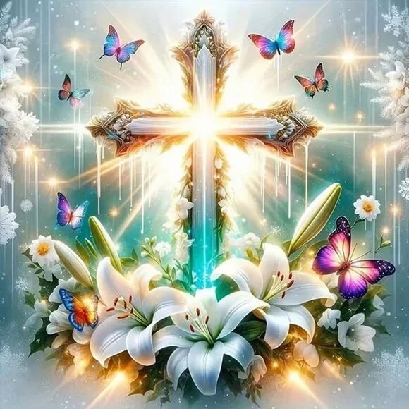 Holy Cross 5D Diamond Painting Kit # 630