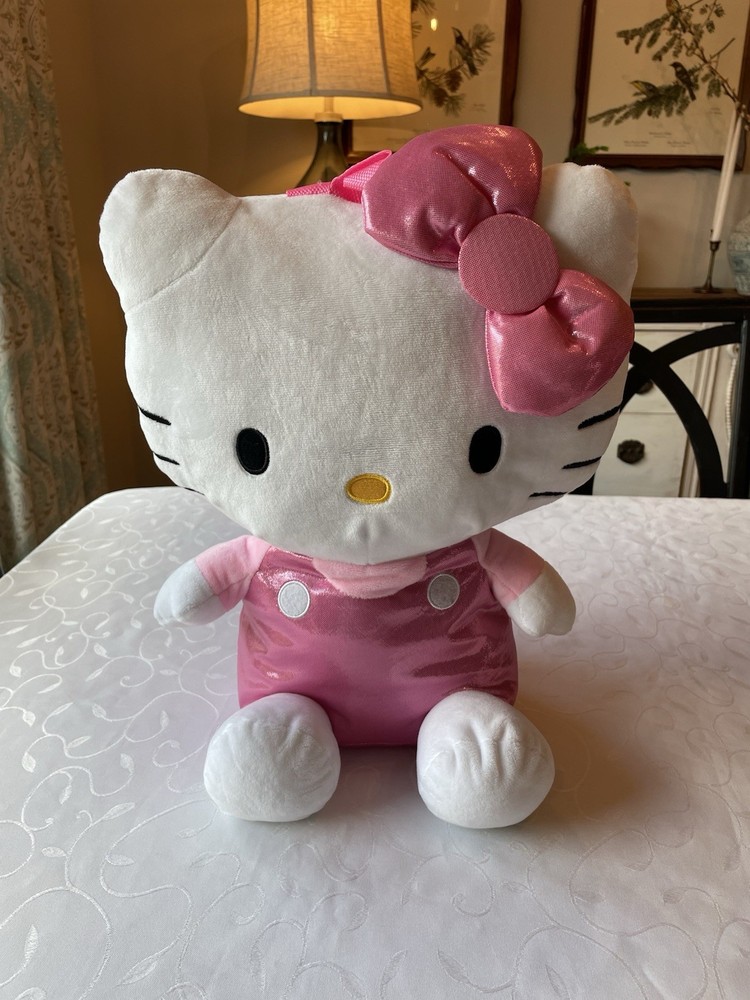 Hello Kitty 16" Soft Plush Backpack