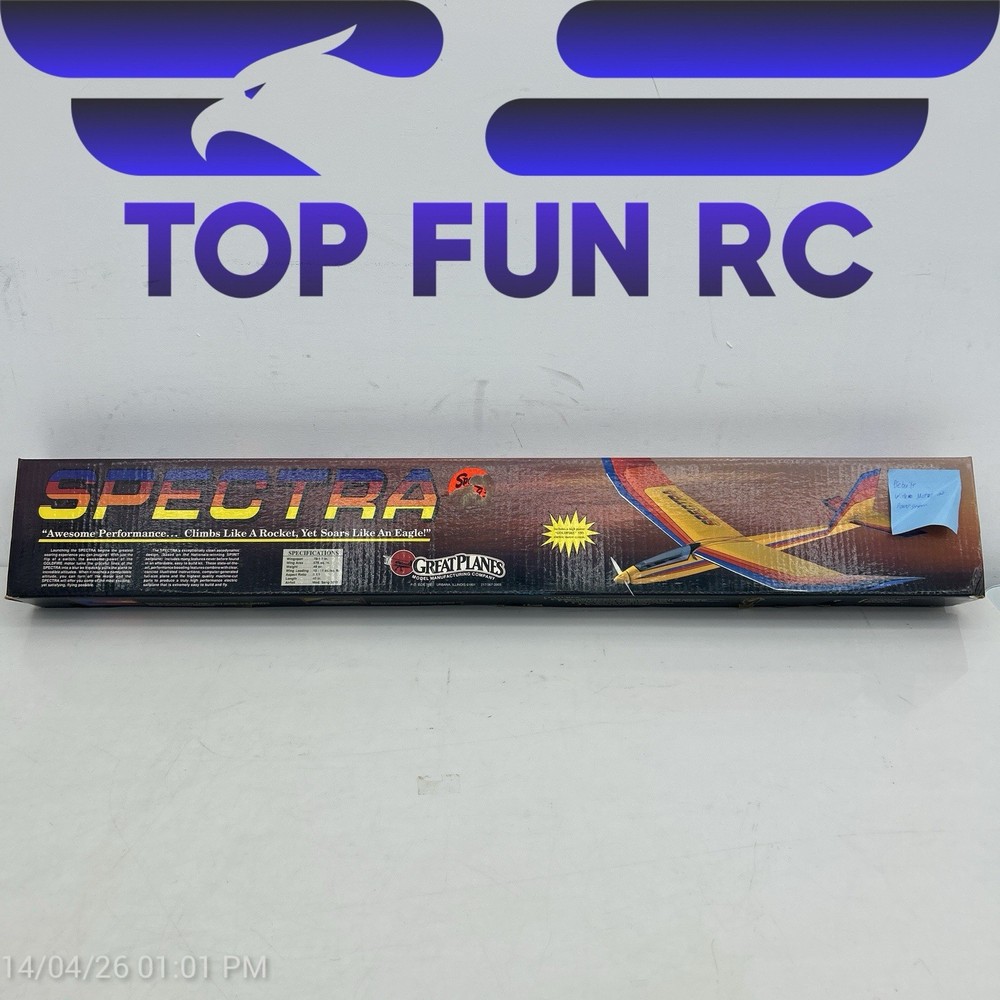 Spectra W/ Motor & Power System RC Plane Kit