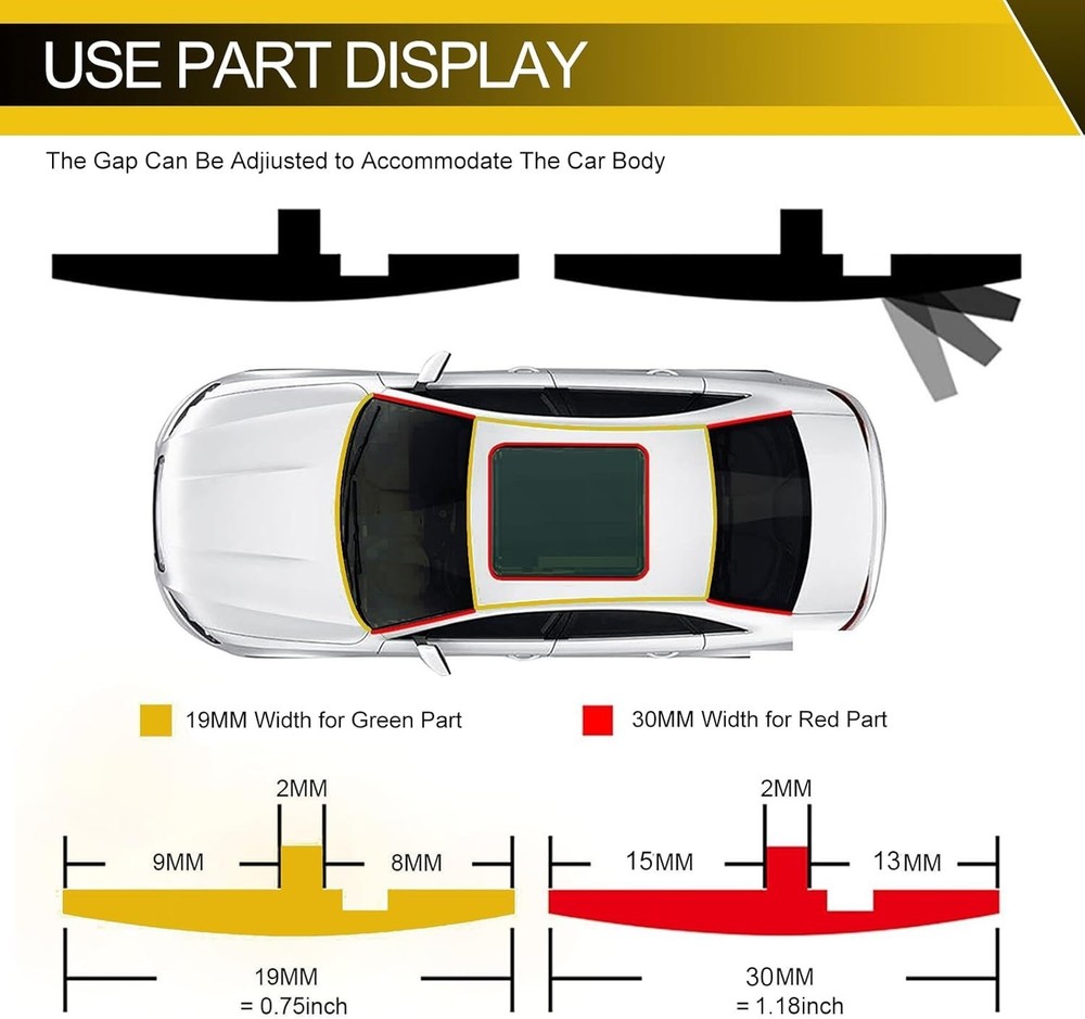 Car Front Rear Windshield Rubber Seal Kit