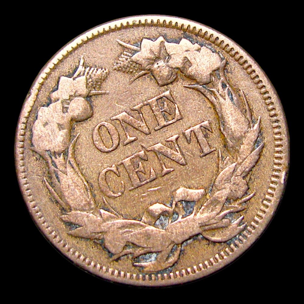 1857 Flying Eagle Cent Penny ---- Nice Coin ---- #134K