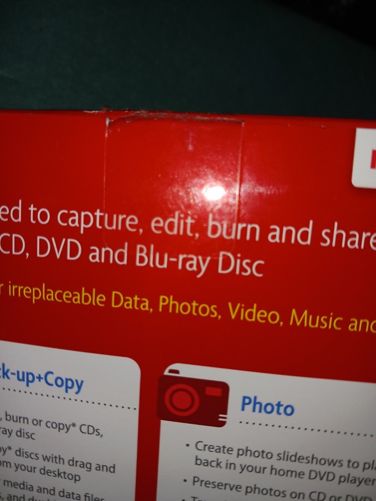 Roxio Easy CD & DVD Burning Software for PC, New Sealed