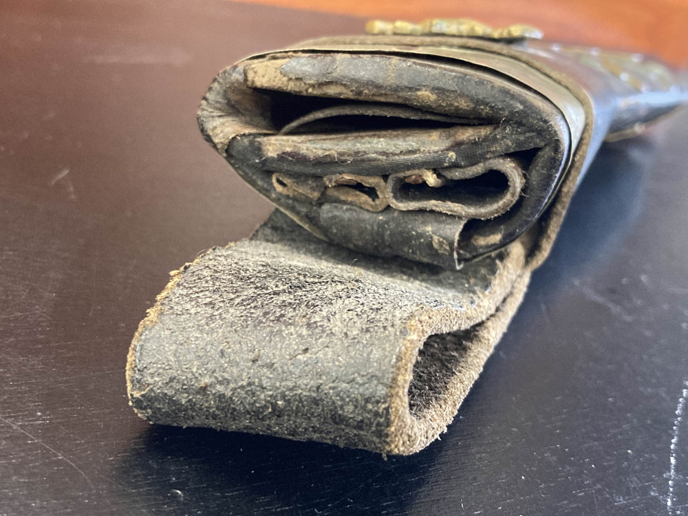 Antique Coin Decorated Kukri Sheath