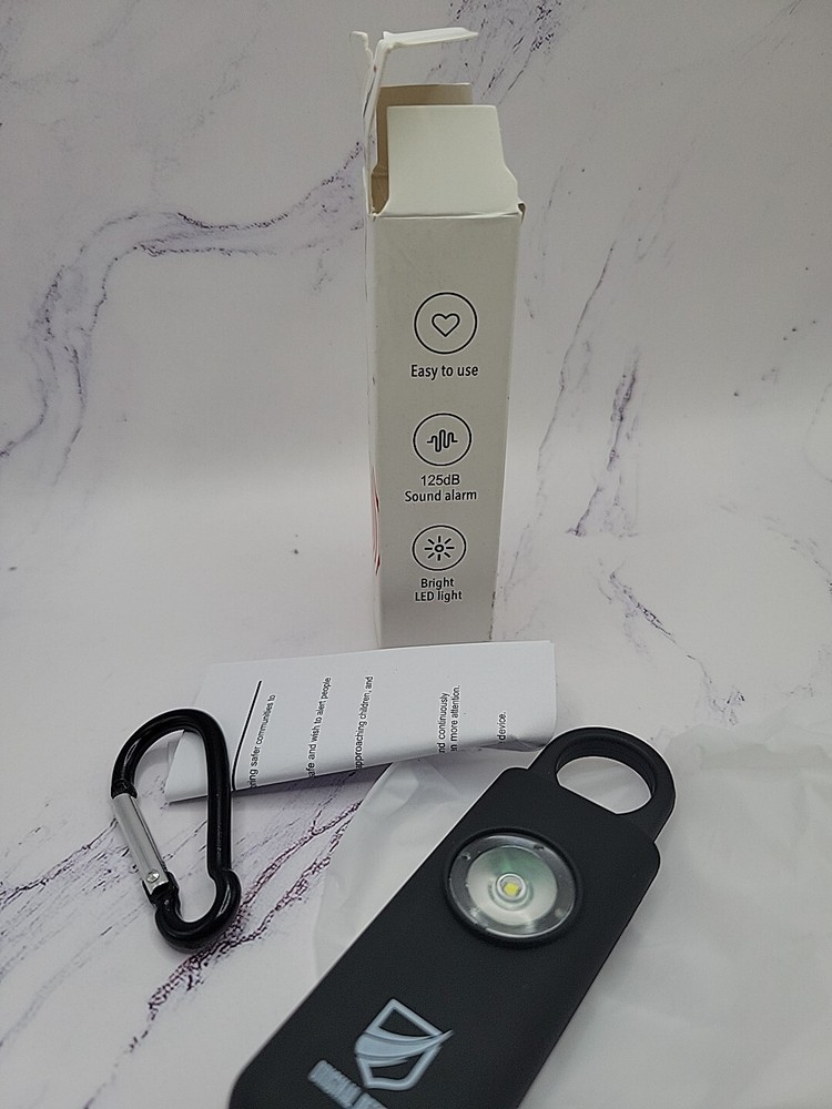 Self Defense 125dB Siren LED Keychain