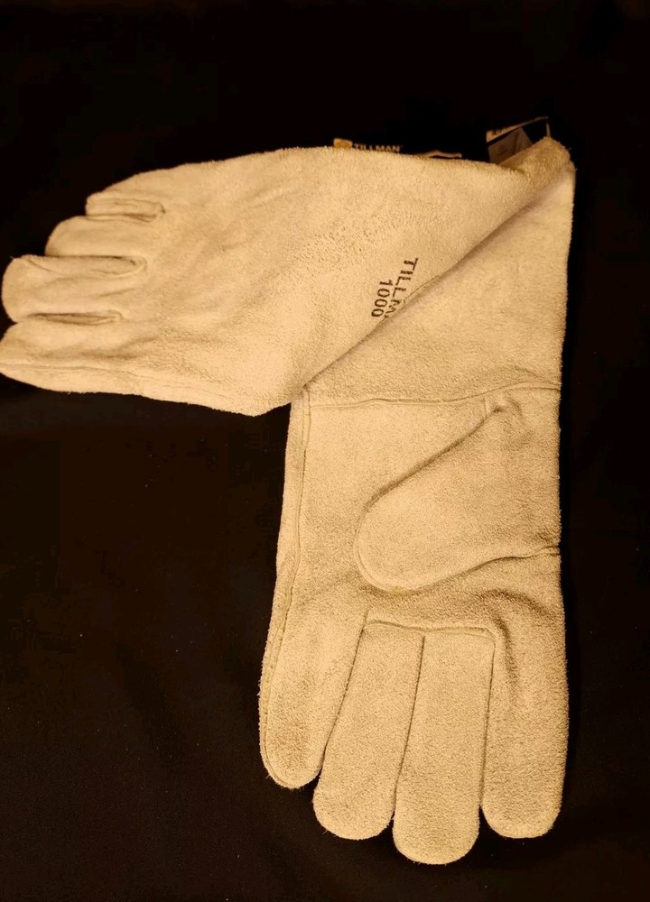 Tillman 1000 Select Shoulder Split Cowhide Cotton Lined Stick Gloves (Large) New