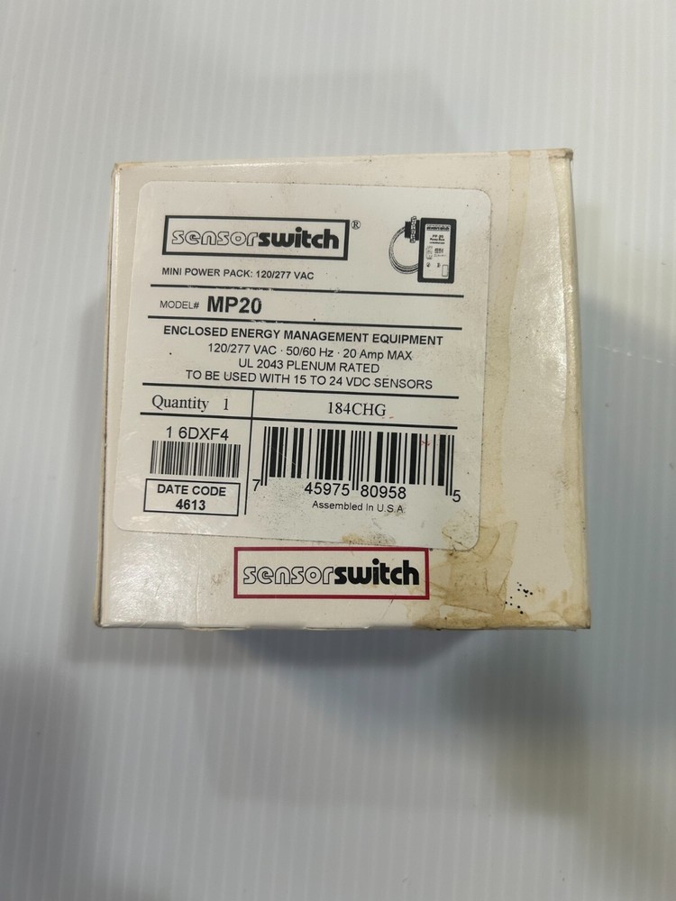 Acuity Controls Sensor Switch MP20 Mini Power Pack 120/240/277