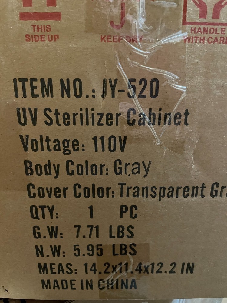 Professional UV Sterilizer Cabinet Model JY-520