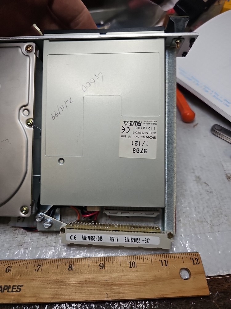 Xycom XVME-955 Storage Module 3.5" Floppy/Hard Drive *W/HDD* for MV Controller