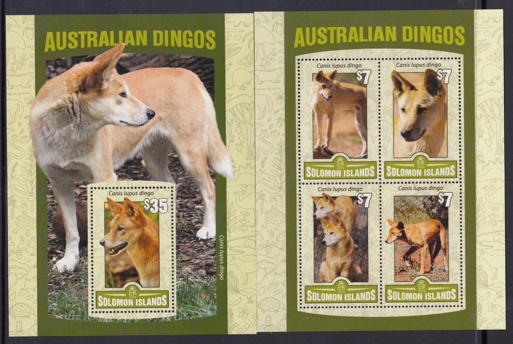 Solomon Islands: MUH Mini Sheet set: 2016 Australian Dingos