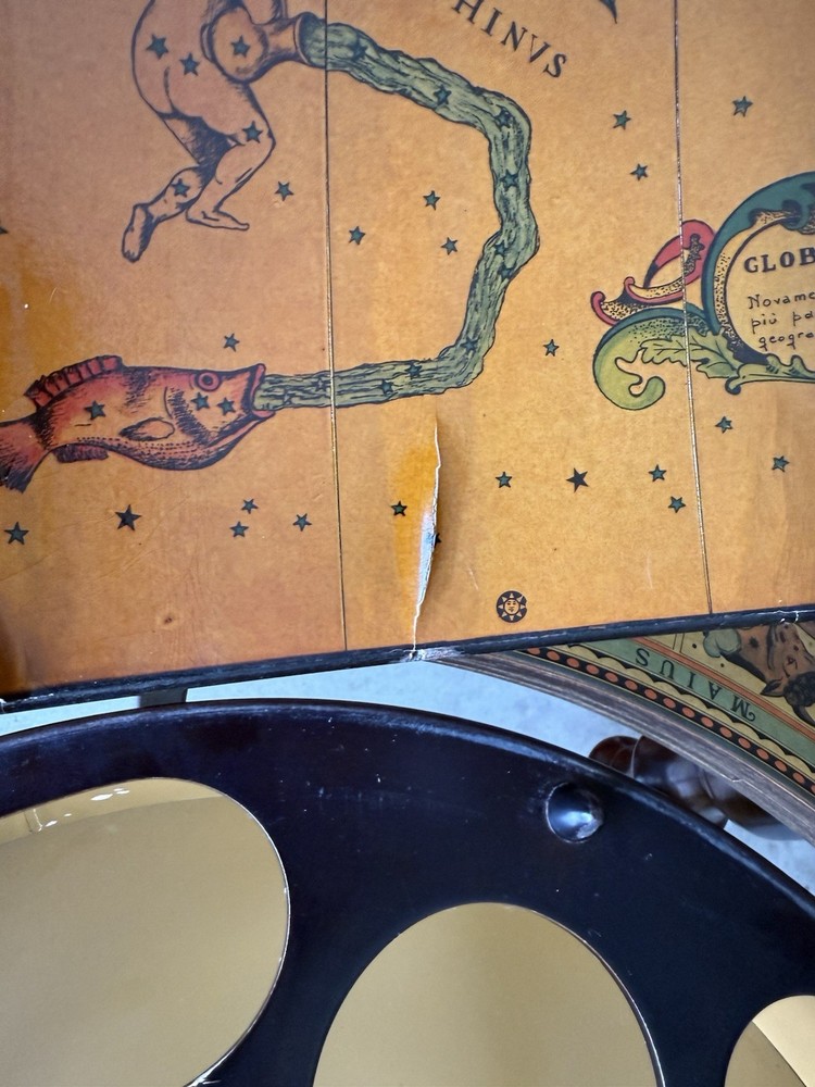 Vintage Astrology Bar Table