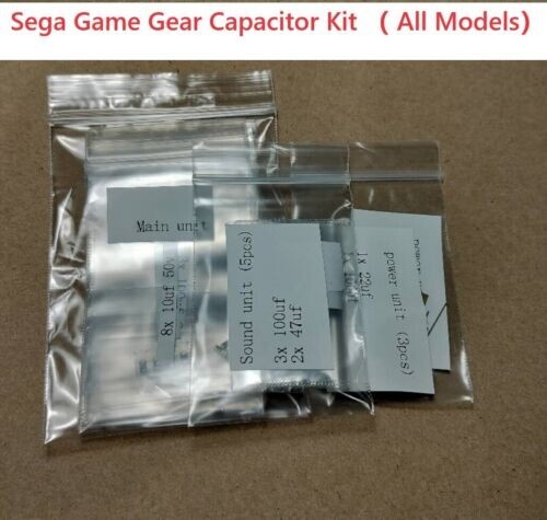 【 Fixes All Models --- Sega Game Gear Ceramic Capacitor Replacement Kit 】