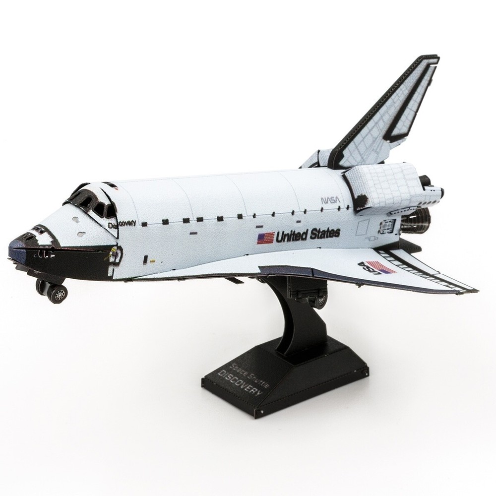 Fascinations Metal Earth SPACE SHUTTLE DISCOVERY (Color Version) 3D Model Kit