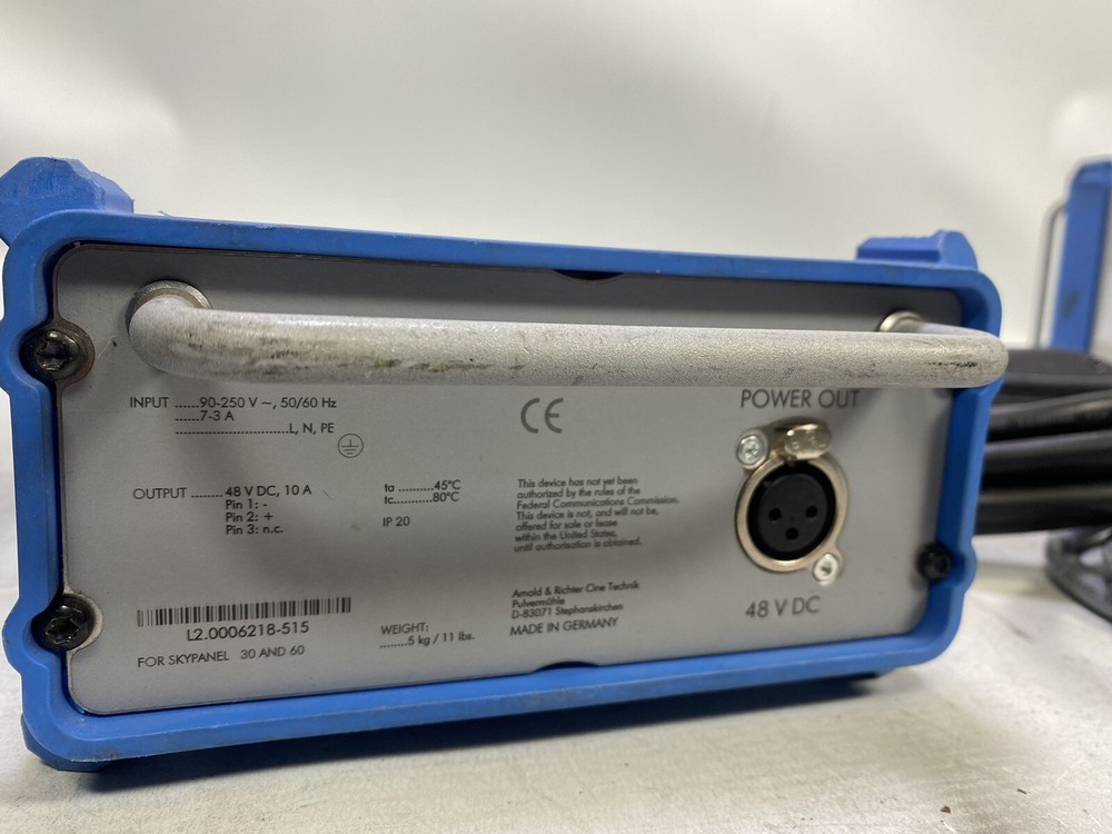 ARRI Power Supply for S60 LED SkyPanel + cables
