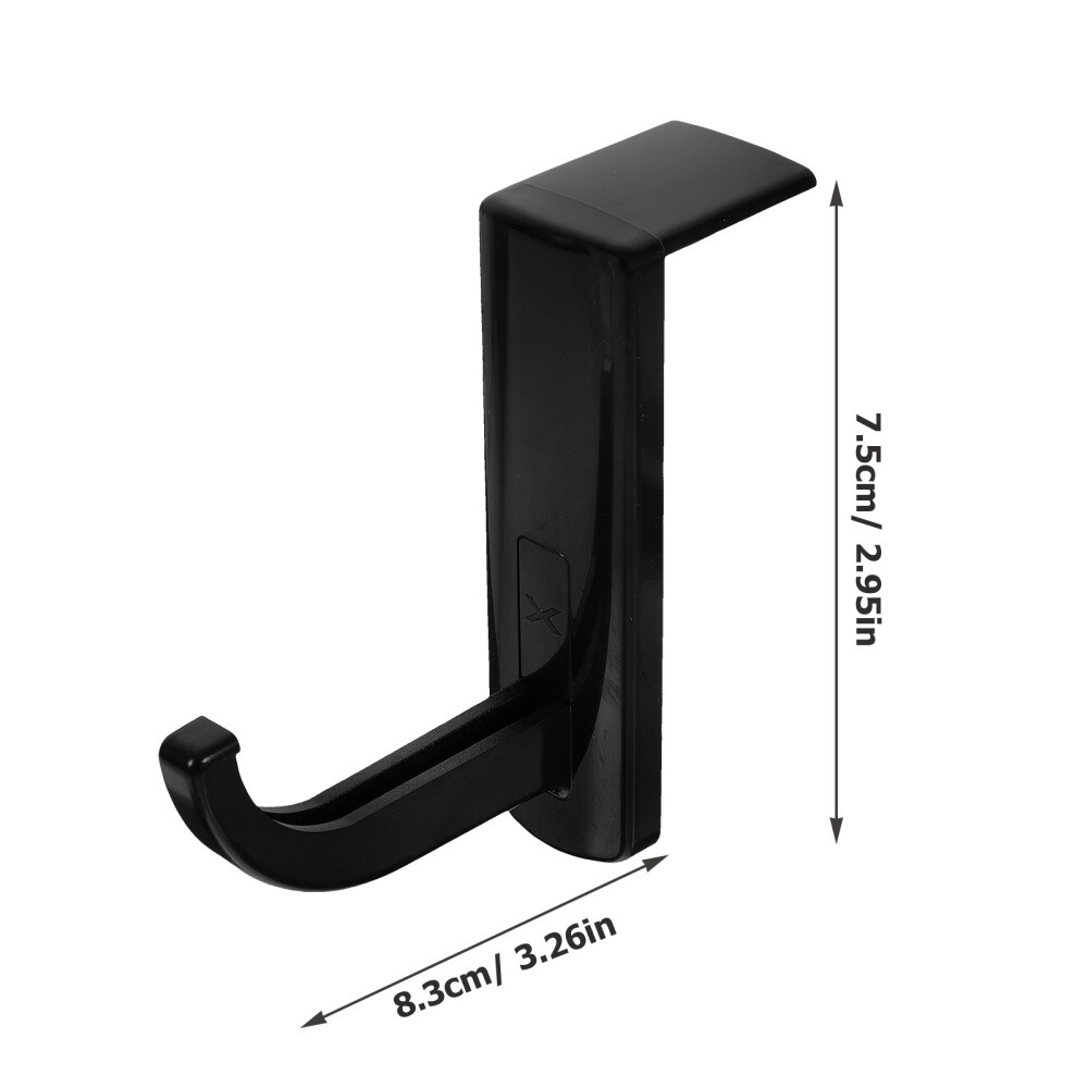 4 Pcs Computer Headset Holder Desk Headphone Hanger Under Desk Hook