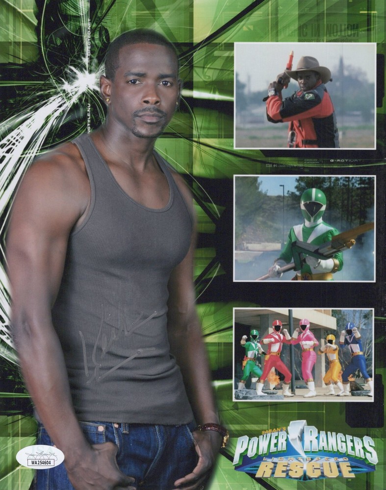 KEITH ROBINSON Signed 8x10 POWER RANGERS Photo AUTHENTIC Autograph JSA COA CERT