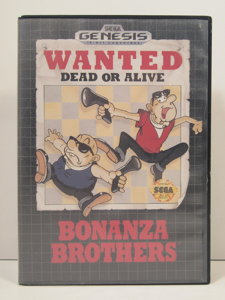 Bonanza Brothers Case (SEGA Genesis) Authentic BOX ONLY