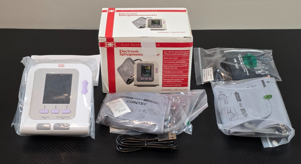 Ever Ready First Aid Electric Sphygmomanometer EVR080A CONTEC08A
