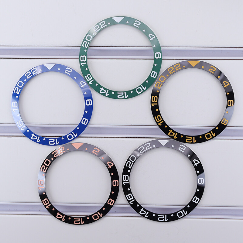 38mm Ceramic Bezel Insert Replacement Modify gmt Mods For NH34 35 36 38 Movement