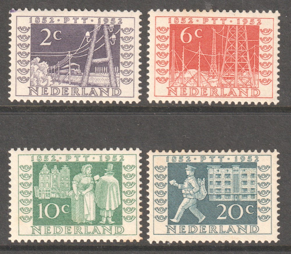 NETHERLANDS 1952 CENTENARY OF DUTCH POSTAGE