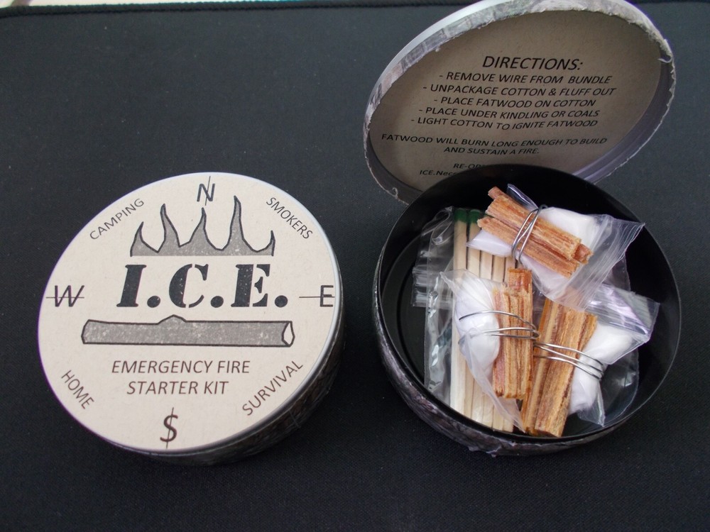 Survival ~ Emergency ~ Quick Fire Starter Bundle Kits ~ Great Gift ~ SEALED