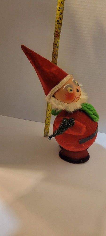 Vintage bobble head Christmas decorations Candy/present Container