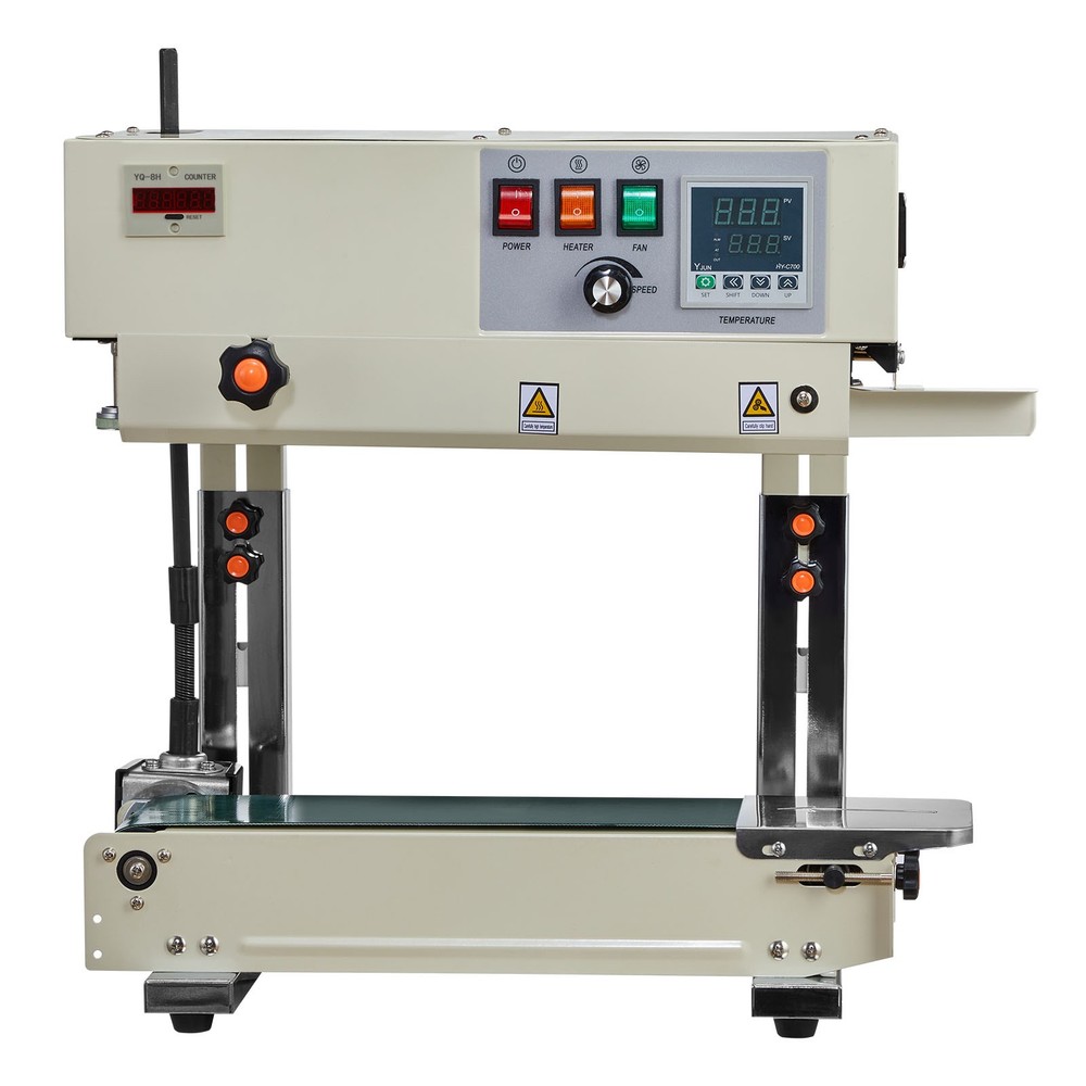 Uimoso Continuous Vertical Band Sealer Machine with Adjustable Seal Width