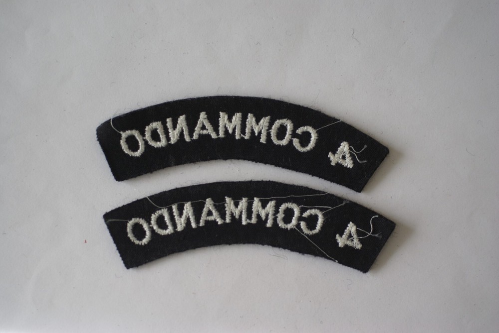 British Army 4 Commando shoulder titles