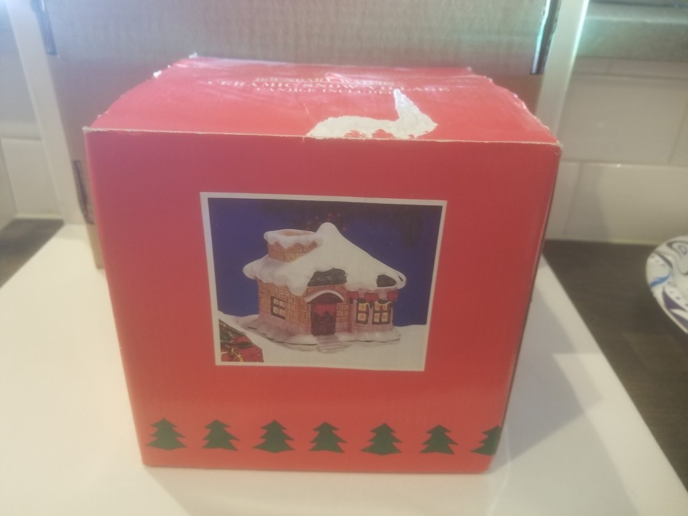 Boundary Waters Ceramic Snow Village