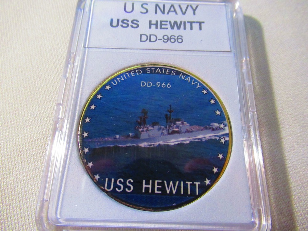 US NAVY - USS Hewitt (DD-966) Challenge Coin