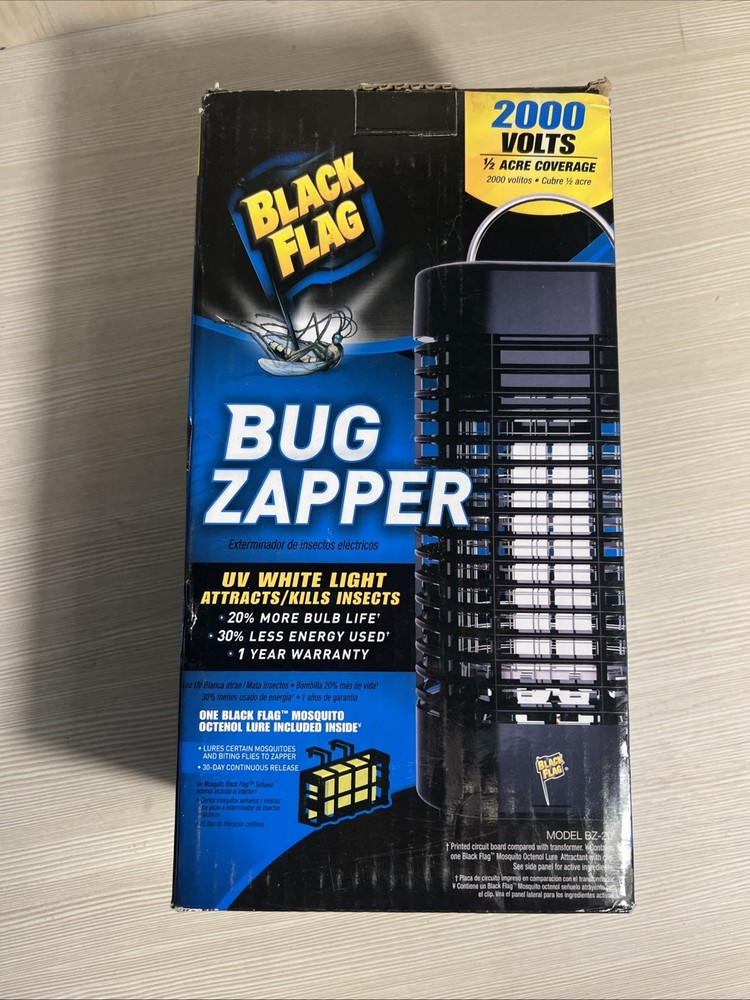 Damaged Box - Black Flag 2000 Volt Electronic Insect Killer