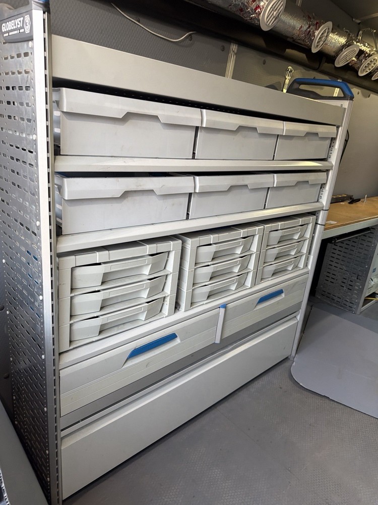 Ford Transit Contractor Van Setup ZeroRPM Power System + Sortimo Shelving System