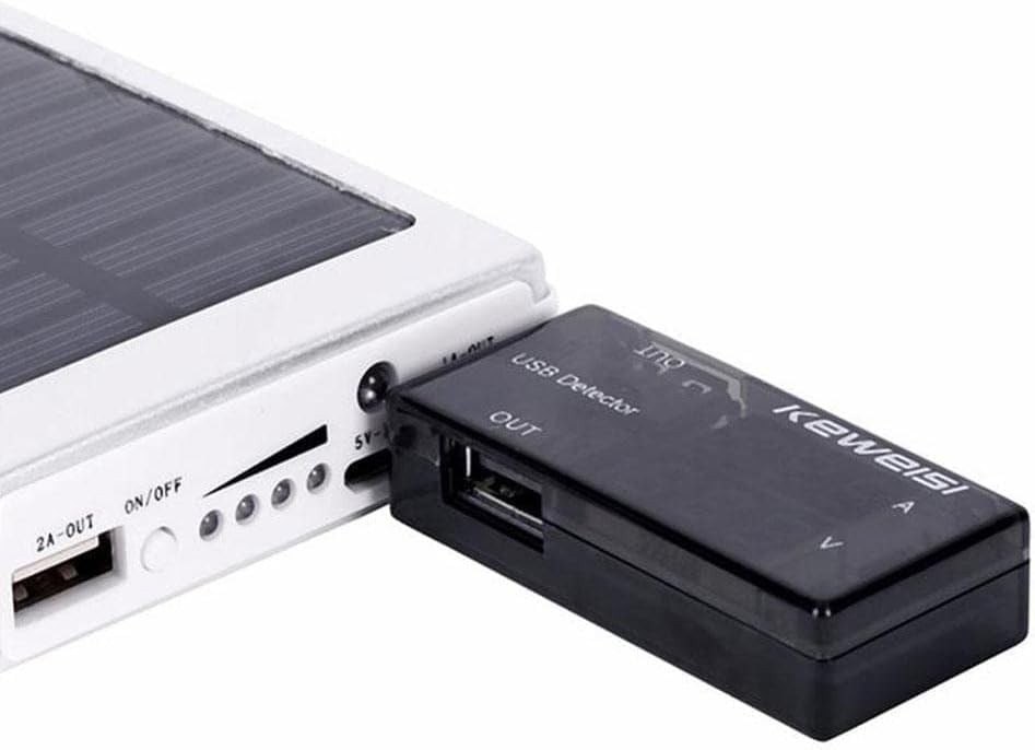 Black USB Power Meter,USB Current Meter,3-9V 0-5A Voltage Tester