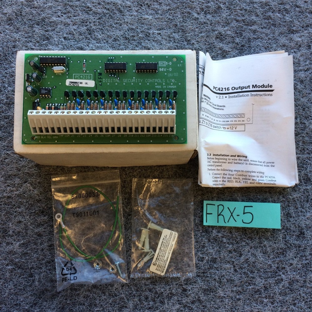 DSC Control Panel PC4216  Digital Security Controls Power Series Alarm System