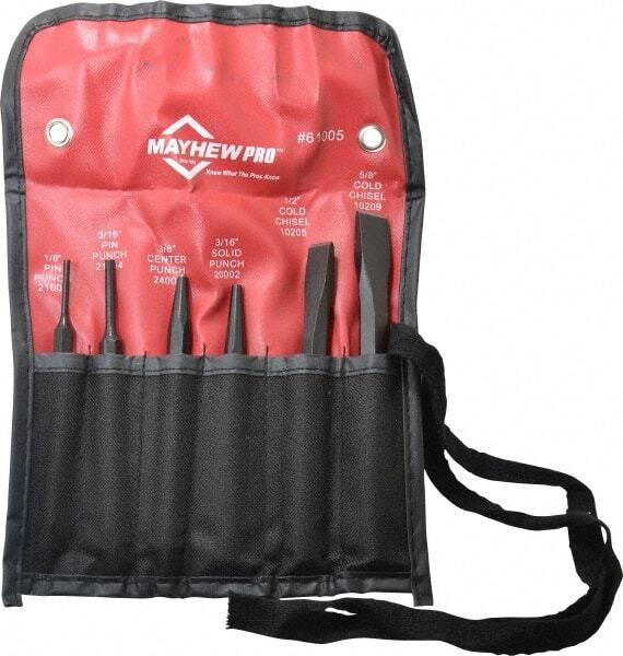 Mayhew 6 Piece Punch & Chisel Set