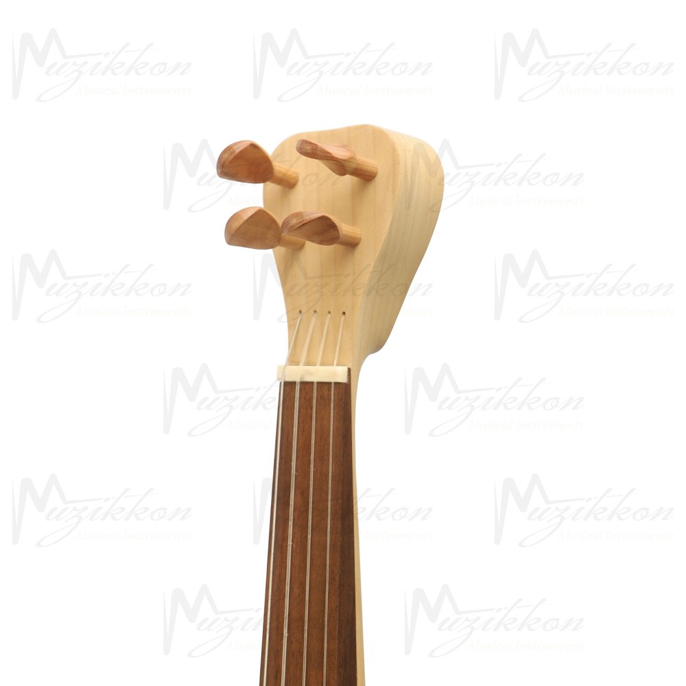Muzikkon Medieval Fiddle, 4 String Maple Finish