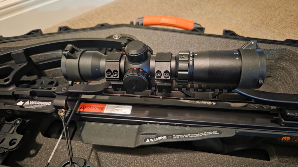 Ravin 100 yard illuminated 450 scope