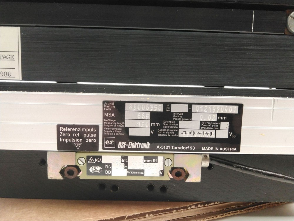 Optical Specialties inc. 4x4 Solid XY Stage