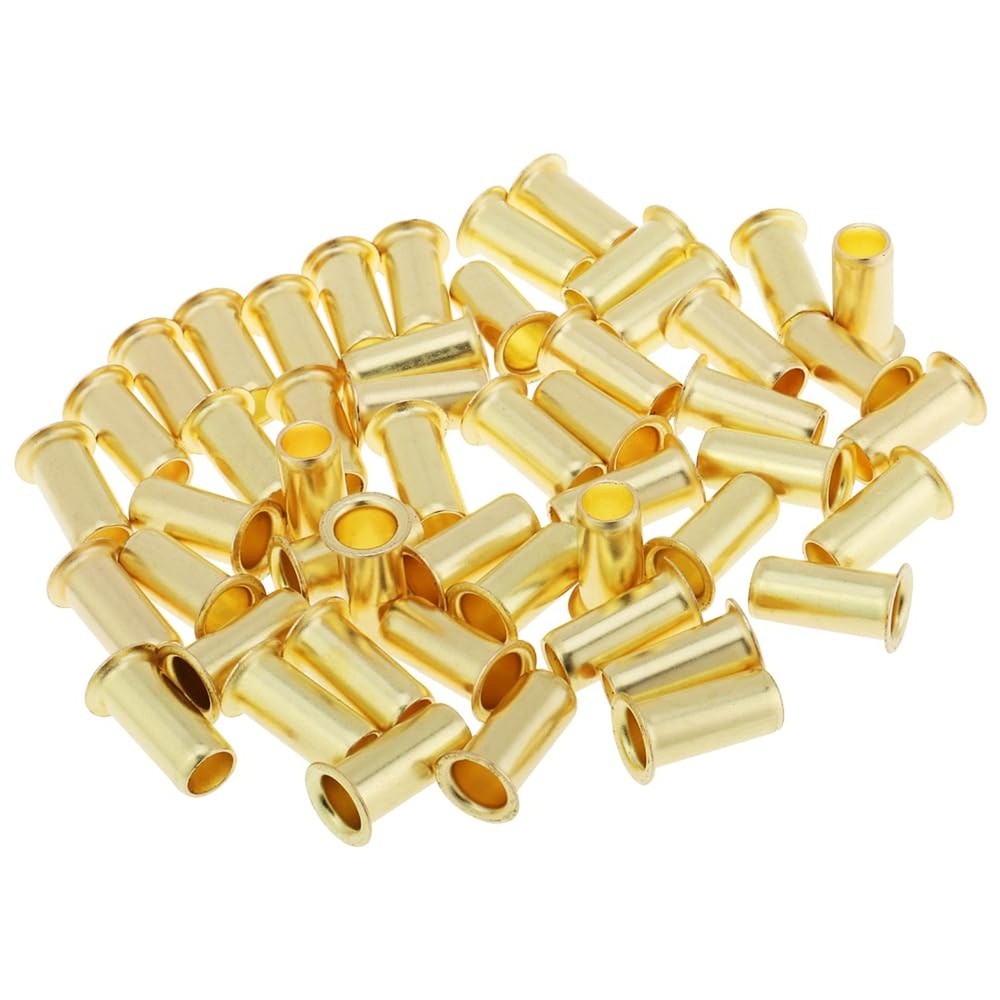 LTWFITTING 3/8-Inch Brass Compression Insert,Brass Compression Fitting(Pack o...