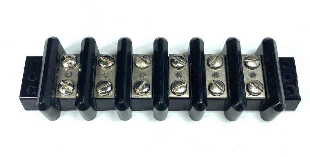 Kulka 605, Double Row 6 Position Terminal Block