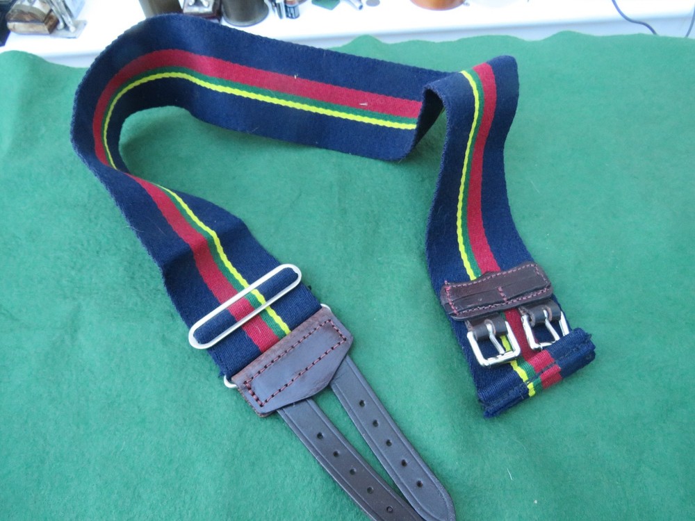 ROYAL MARINES STABLE BELT LEATHER TYPE SIZE 28 APPROX