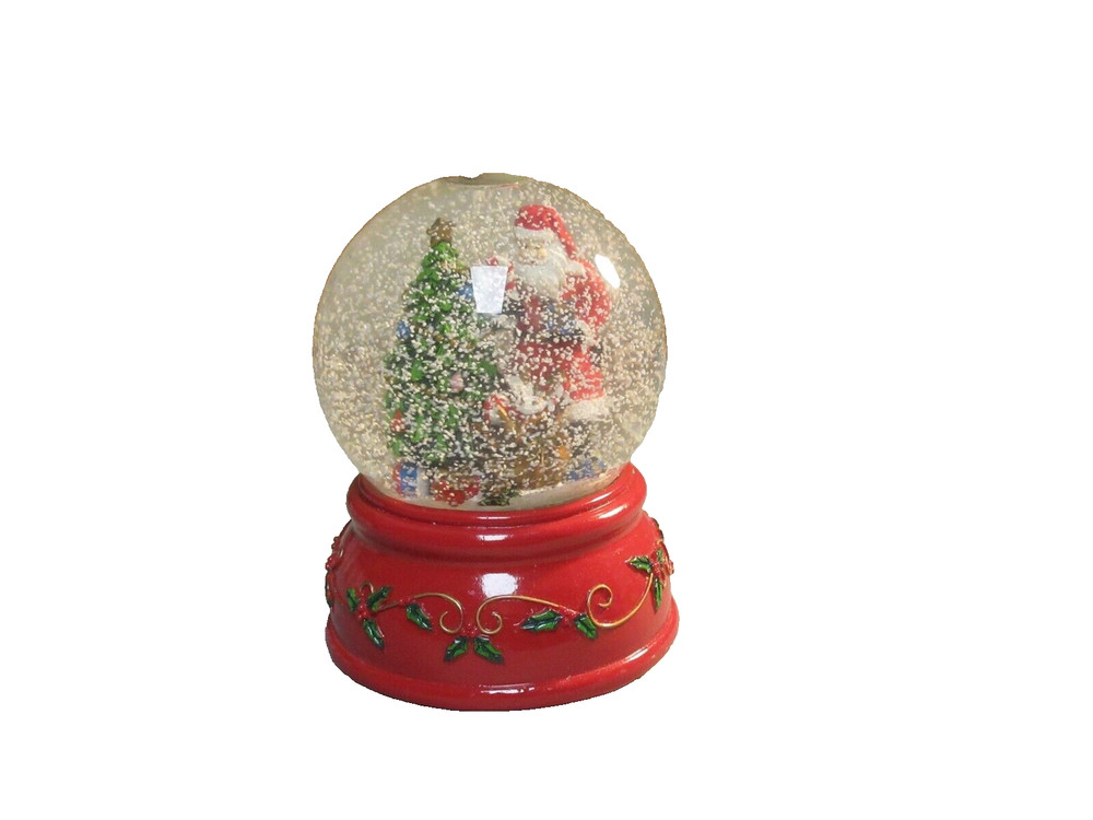 Musical Santa Snowglobe