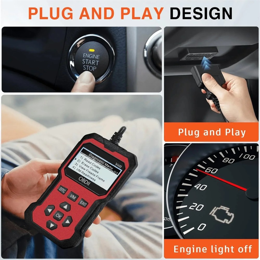 OBD2 Scanner - Car Engine Fault Code Reader Diagnostic Tool | UK Seller