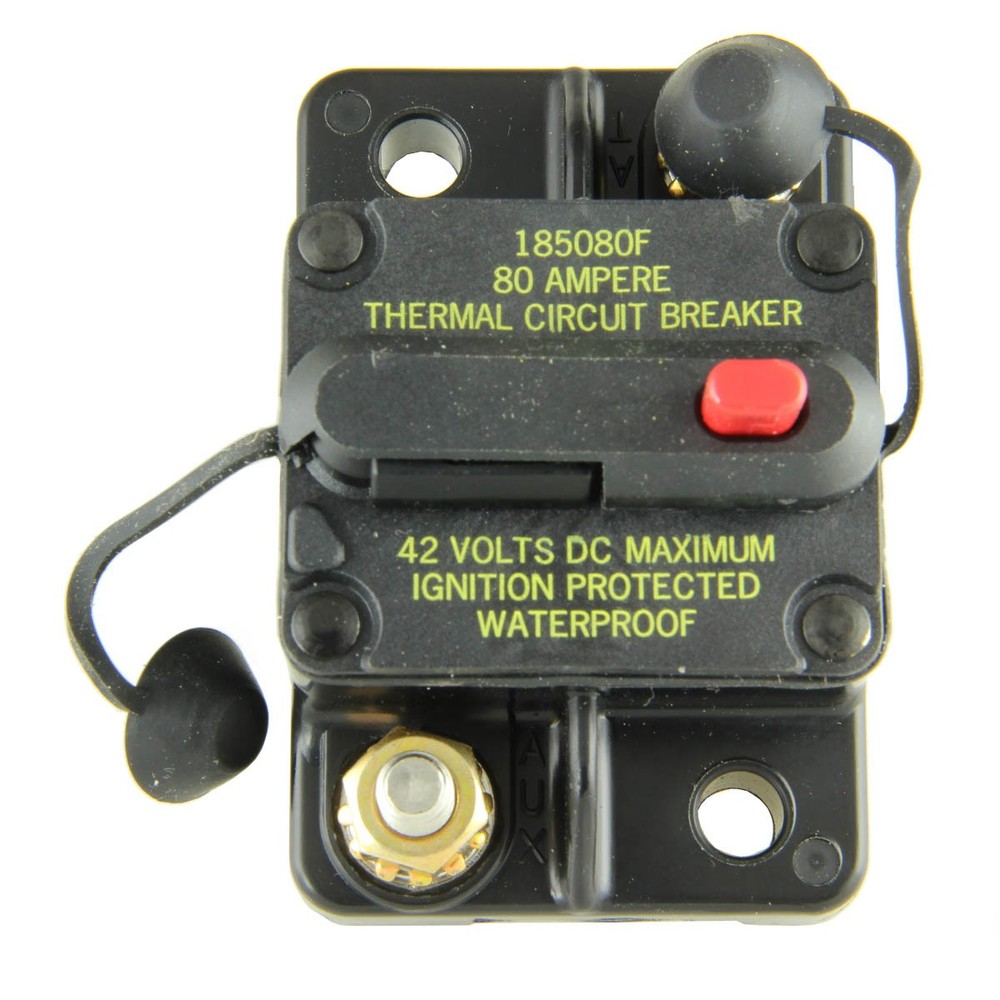 Bussmann CB185-80 Surface-Mount Circuit Breakers, 80 Amps (1 per pack)