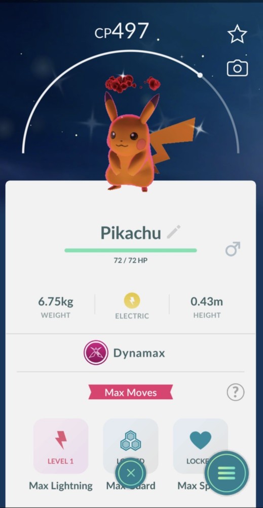 Shiny Dynamax Pikachu - Pokémon Trade Go