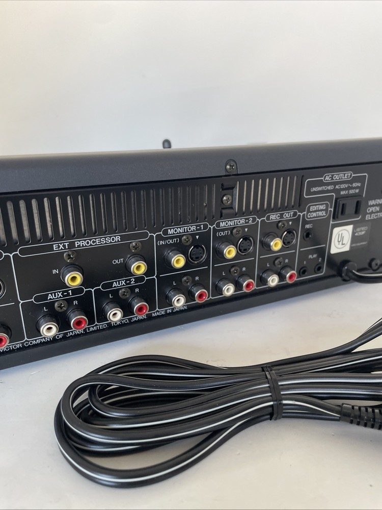 JVC JX-SV55 video editing Processor RCA Connectivity