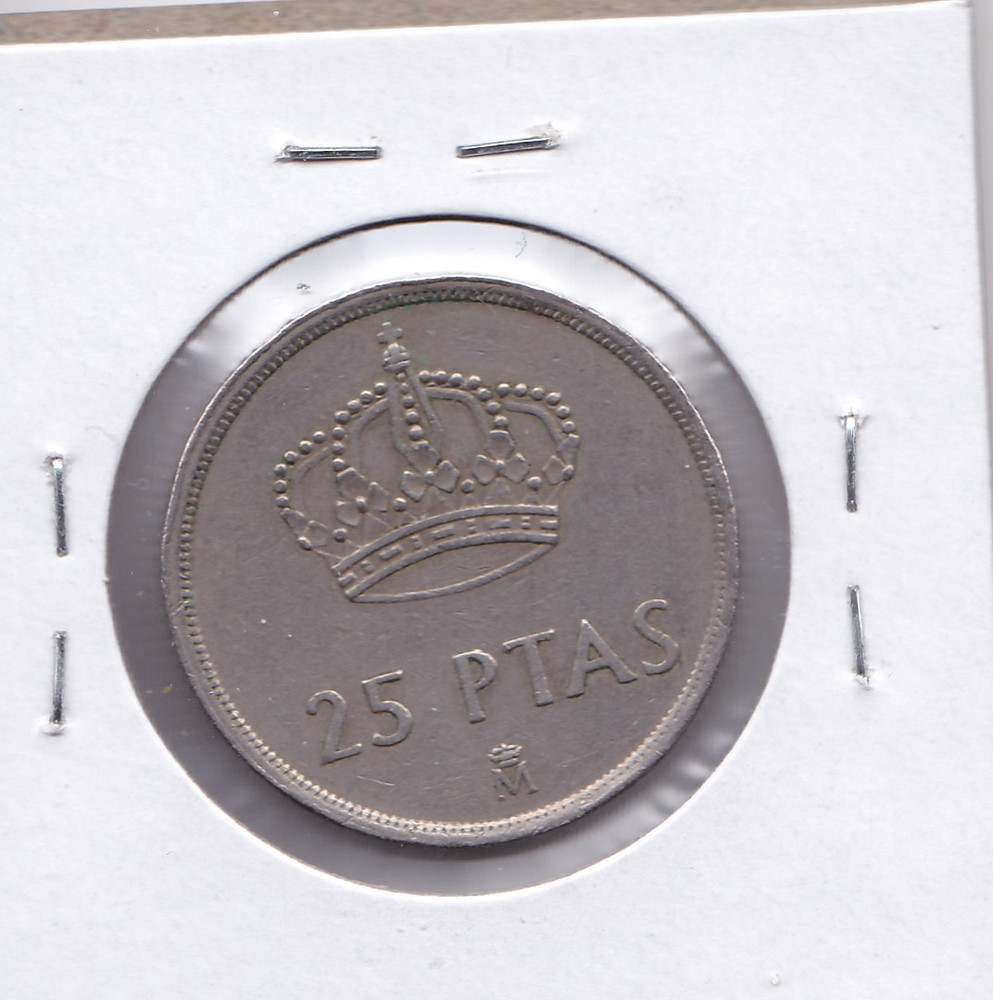 1982 Spain 25 Pesetas L4