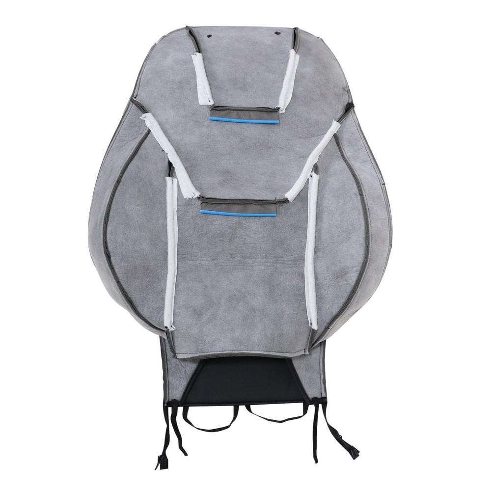 NLQR Driver Side Bottom and Top Lean Back Replacement Perforated Leather Seat...