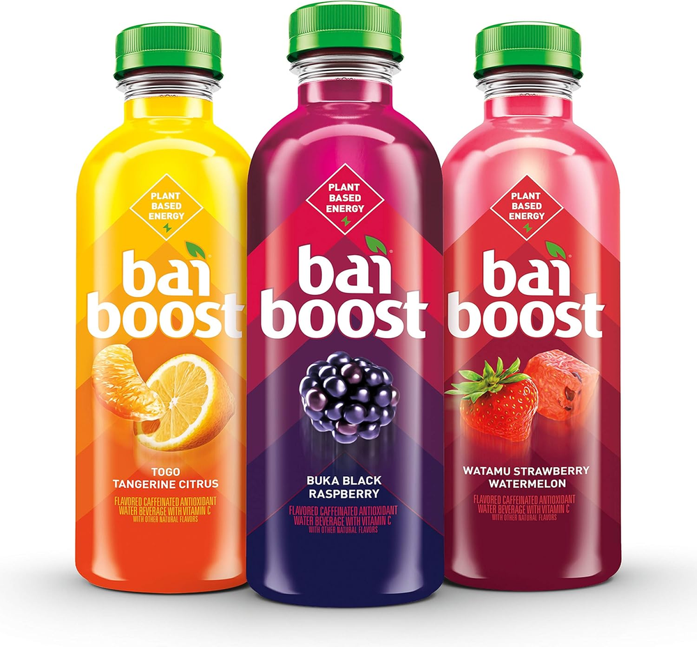 Boost Buka Black Raspberry, Antioxidant Infused Beverage, 18 Fl Oz Bottle (Pa...