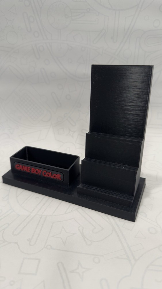 Gameboy Color Console Stand and 3 Game Display