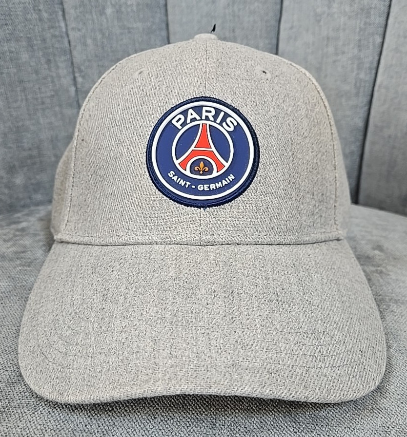 Paris Saint Germain Hat Adjustable Strap Performance Weeplay Gray NEW